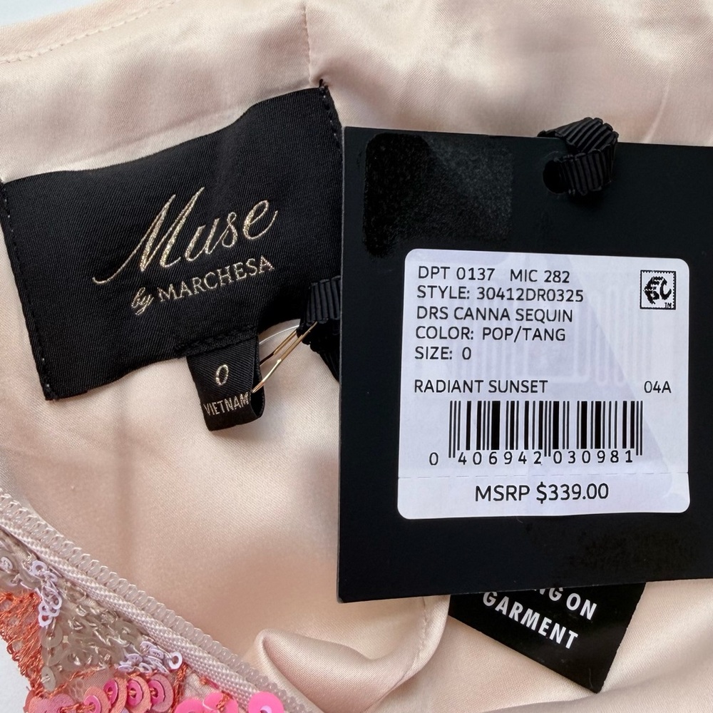 Muse Pink and Red Floral Sequin Maxi Dress - Picture 14 of 16